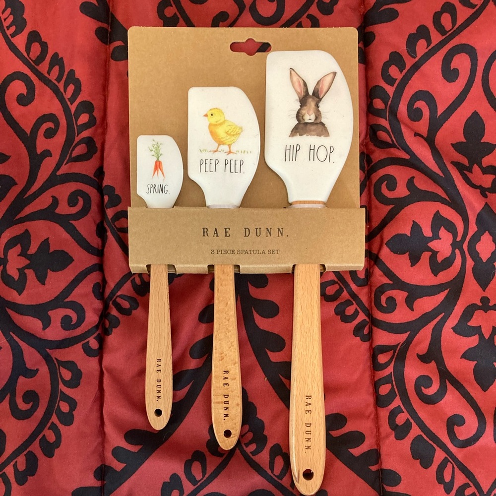 Rae Dunn Easter Spatula Set